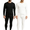 Benben Mens 2 Pack Thermal Set 4 Piece Top And Bottom Full Sets In Multi