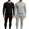 Benben Mens 2 Pack Thermal Set 4 Piece Top And Bottom Full Sets In Multi