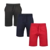 Benben Mens 3 Pack French Terry Shorts Ultra Soft Feel