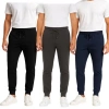 Benben Mens 3 Pack French Terry Ultra Soft Butter Joggers In Multi