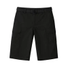 Benben Mens Cargo Shorts With Adjustable Belted Waist In Black