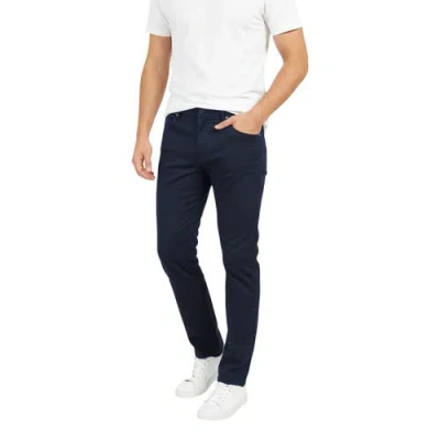 Benben Mens Single Pack Chinos Slim Fit Stretch Pants In Blue