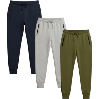 Benben Womens 3 Pack Ultra Soft Fleece Joggers