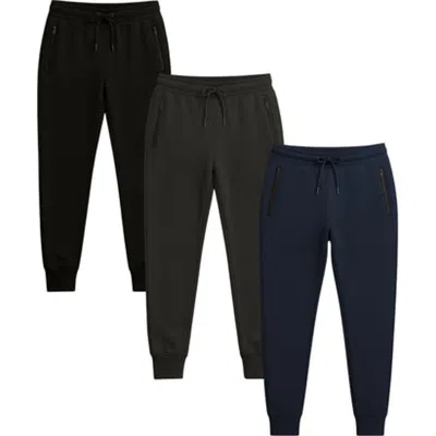 Benben Womens 3 Pack Ultra Soft Fleece Joggers