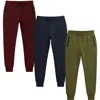 Benben Womens 3 Pack Ultra Soft Fleece Joggers In Multi