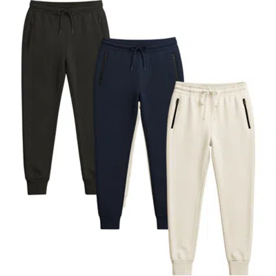 Benben Womens 3 Pack Ultra Soft Fleece Joggers