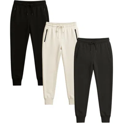 Benben Womens 3 Pack Ultra Soft Fleece Joggers
