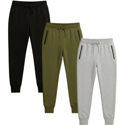 Benben Womens 3 Pack Ultra Soft Fleece Joggers