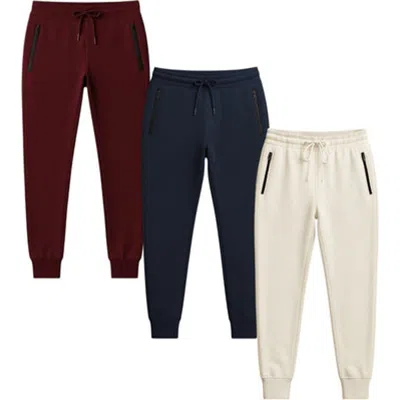 Benben Womens 3 Pack Ultra Soft Fleece Joggers