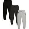 Benben Womens 3 Pack Ultra Soft Fleece Joggers In Multi