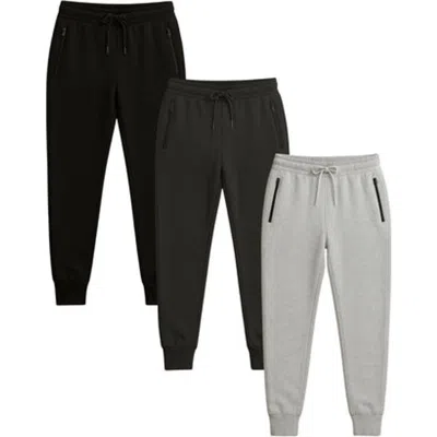 Benben Womens 3 Pack Ultra Soft Fleece Joggers