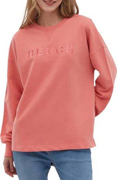 Bench . Aisha Logo Sweatshirt In Pink Dahlia