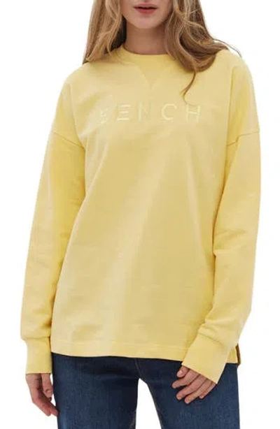 Bench . Aisha Logo Sweatshirt In Yellow