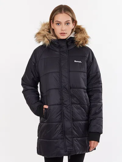 Bench Ariele Hooded Parka In Black