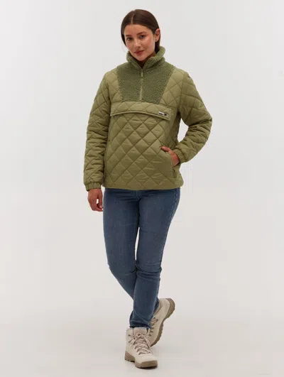 Bench Chel Quarter-zip Quilted Jacket In Multi