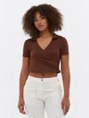 Bench Constance Collared Crop Top In Multi