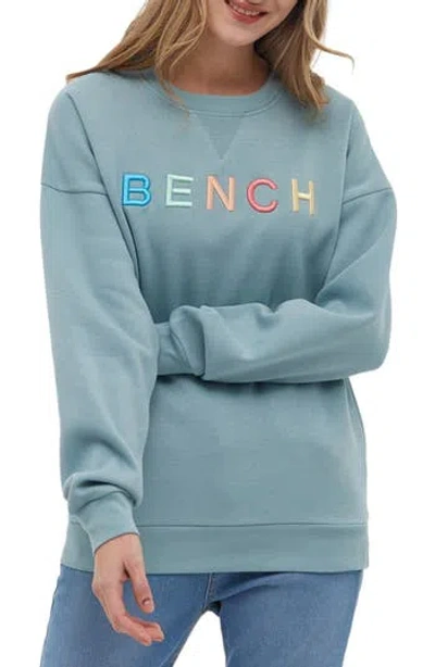 Bench . Daijah Logo Sweatshirt In Ice Blue