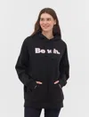 Bench Women's Dayla Logo Oversized Hoodie In Black
