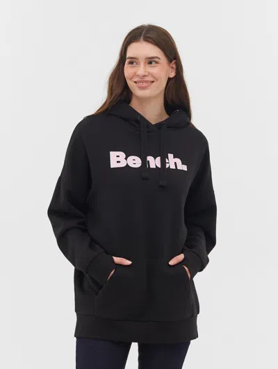 Bench Women's Dayla Logo Oversized Hoodie In Black