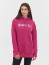 Bench Women's Dayla Logo Oversized Hoodie In Orchid