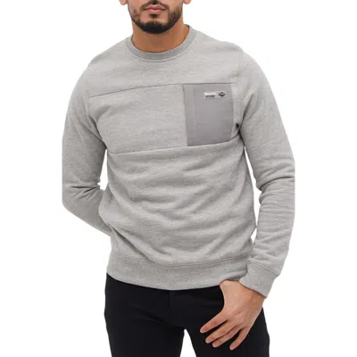 Bench . Draper Pocket Sweatshirt In Grey Marl
