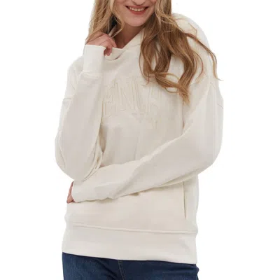 Bench . Dulcie Logo Cotton Blend Hoodie In Winter White