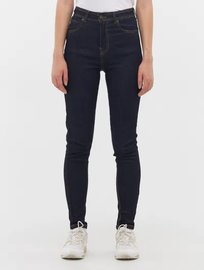 Bench Faye High-rise Skinny Jeans In Blue