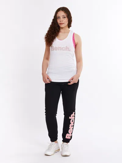 Bench Jaxx Racerback Tank Top In White