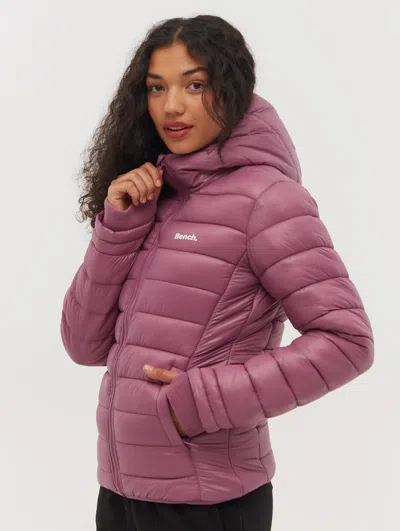 Bench Kara Insulated Puffer Jacket In Red