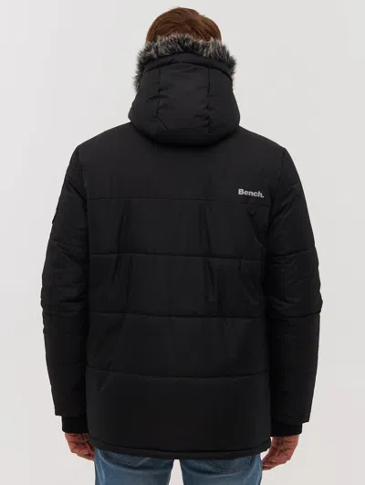 Bench Koufax Puffer Parka In Black