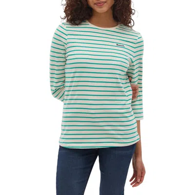 Bench . Lesedi Stripe T-shirt In Bright Green