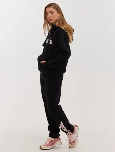Bench Lias Outline Logo Hoodie In Black