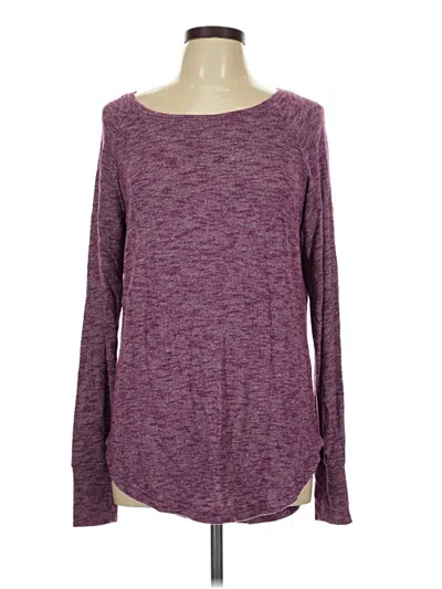 Pre-owned Bench Long Sleeve T-shirt In Burgundy