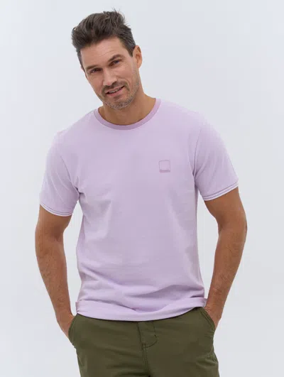 Bench Malen Emblem T-shirt In Purple