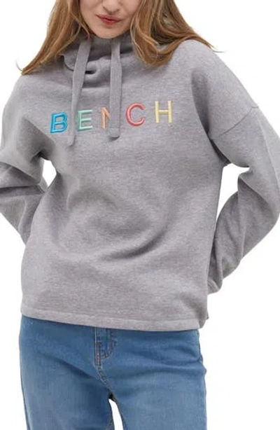 Bench . Manaia Logo Hoodie In Grey Marl
