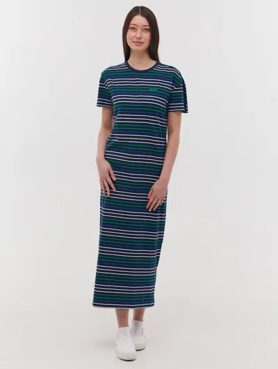 Bench Phoena Stripe T-shirt Dress In Blue