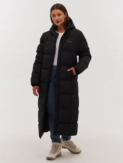 Bench Polli Long Puffer Parka In Black