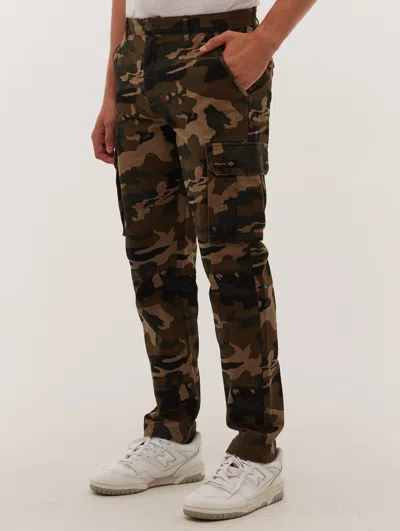 Bench Sergei Regular Fit Twill Cargo Pants In Multi