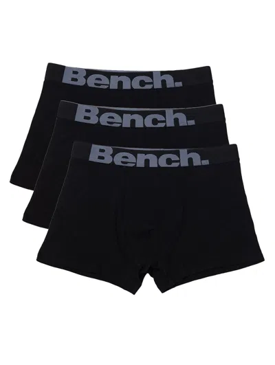 Bench Sutton Boxer Brief (3 Pack) In Black