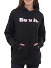 Bench Women's Dayla Logo Oversized Hoodie In Black