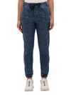 Bench . Jette Denim Joggers In Medium Wash