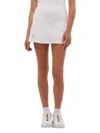 Bench Women's Solid A-line Skorts In Bright White