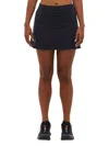 Bench Women's Solid A-line Skorts In Jet Black