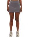 Bench Women's Solid A-line Skorts In Lava Smoke