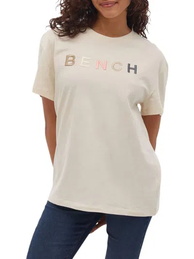 Bench Women's The Aomie Oversize Tee In White | ModeSens