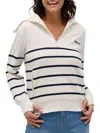 Bench . Nara Stripe Sweatshirt In Navy