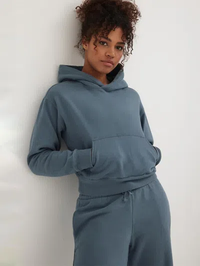 Bench Womens Hart Eco-fleece Cropped Hoodie In Multi