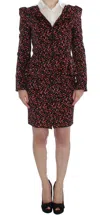 Bencivenga Multicolor Floral Suit In Red