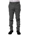 Bencivenga Black White Checkered Tapered Dress Pants In Gray