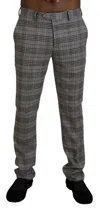 Bencivenga Gray Checkered Skinny  Pants